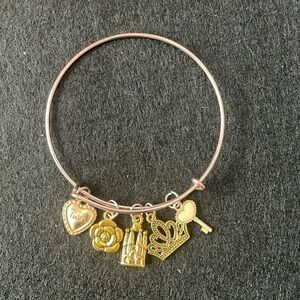 handmade bangle charm bracelet